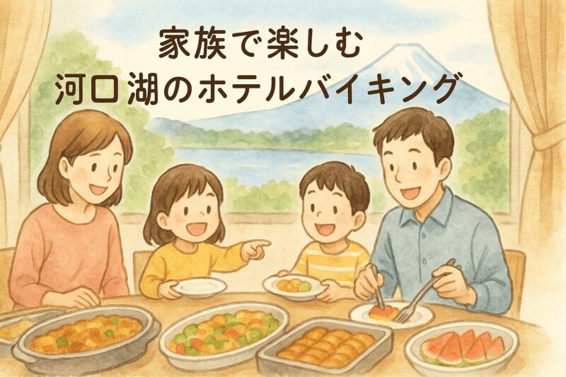 河口湖子連れトラベル